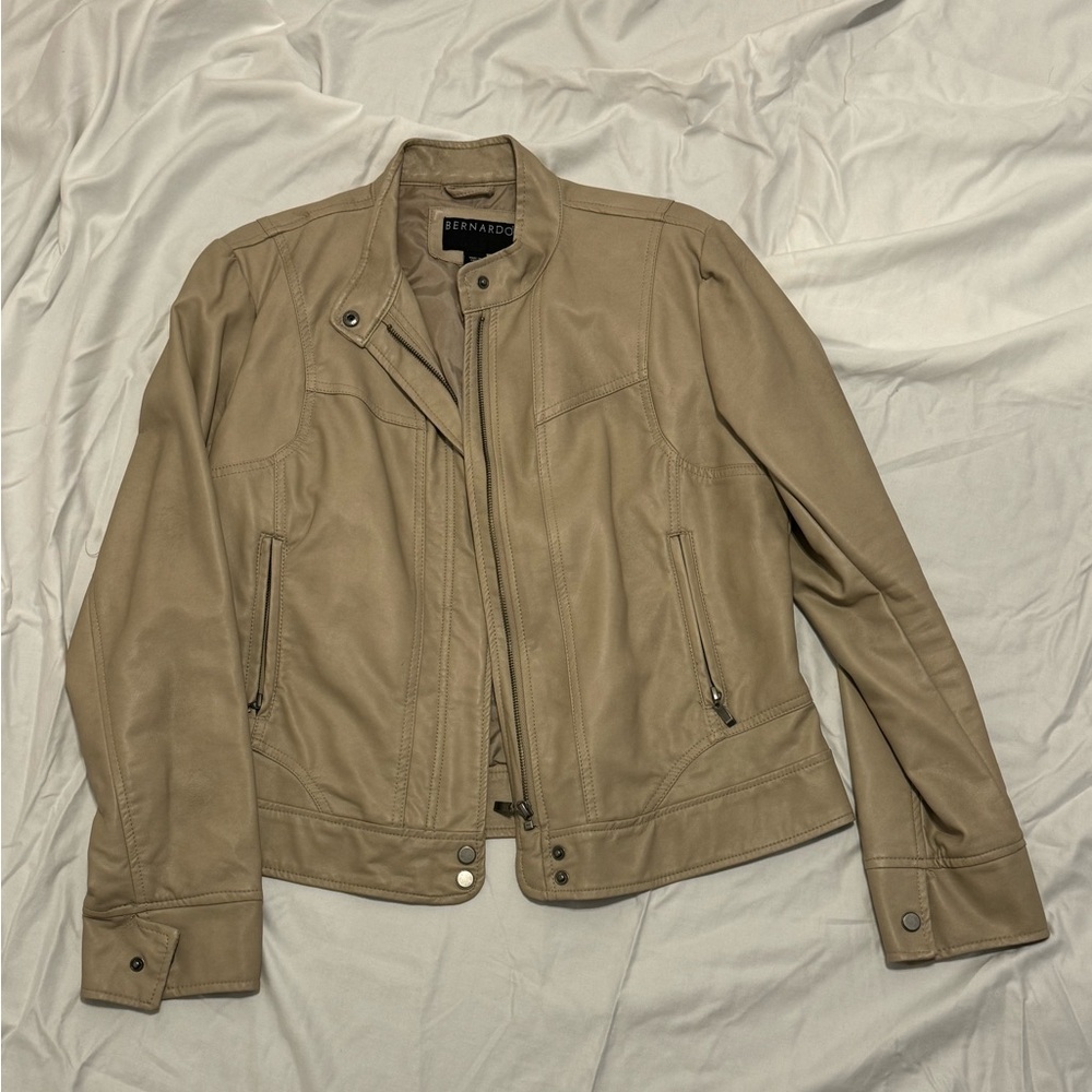 Bernardo leather jacket
